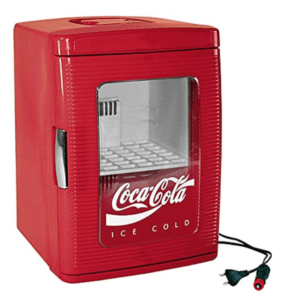 coca-cola køleskab med gennemsigtig låge retro billig