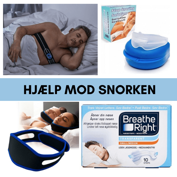 Bedste middel mod snorken - hjælp han snorker